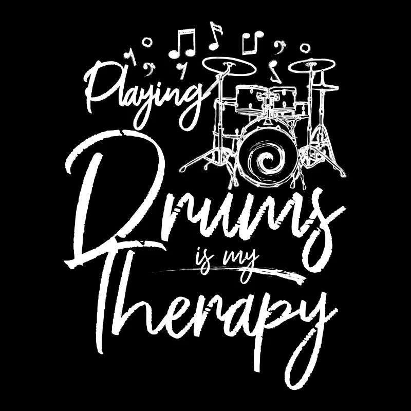 Playing drums is my therapy