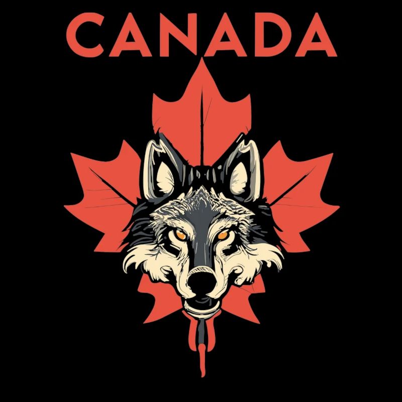 Canada Wolf Feuille d’érable