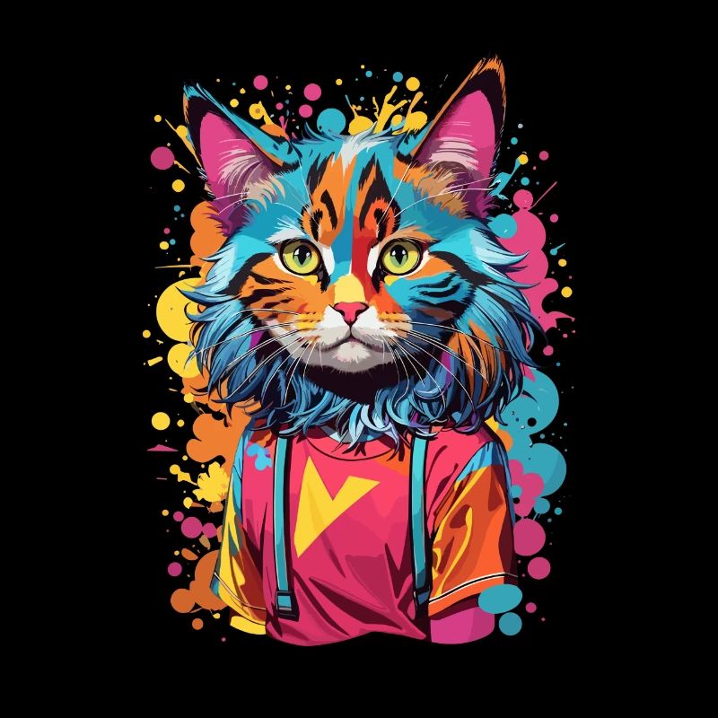 Chat Animal Art I Cool Chat Mignon