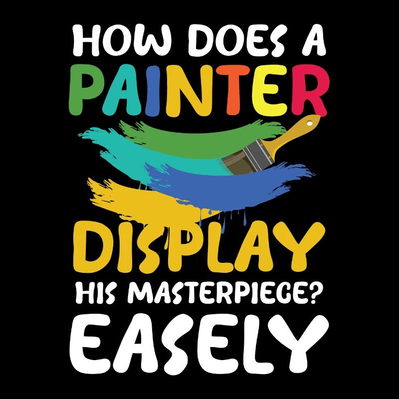 How Does A Painter Display His Masterpiece Easely