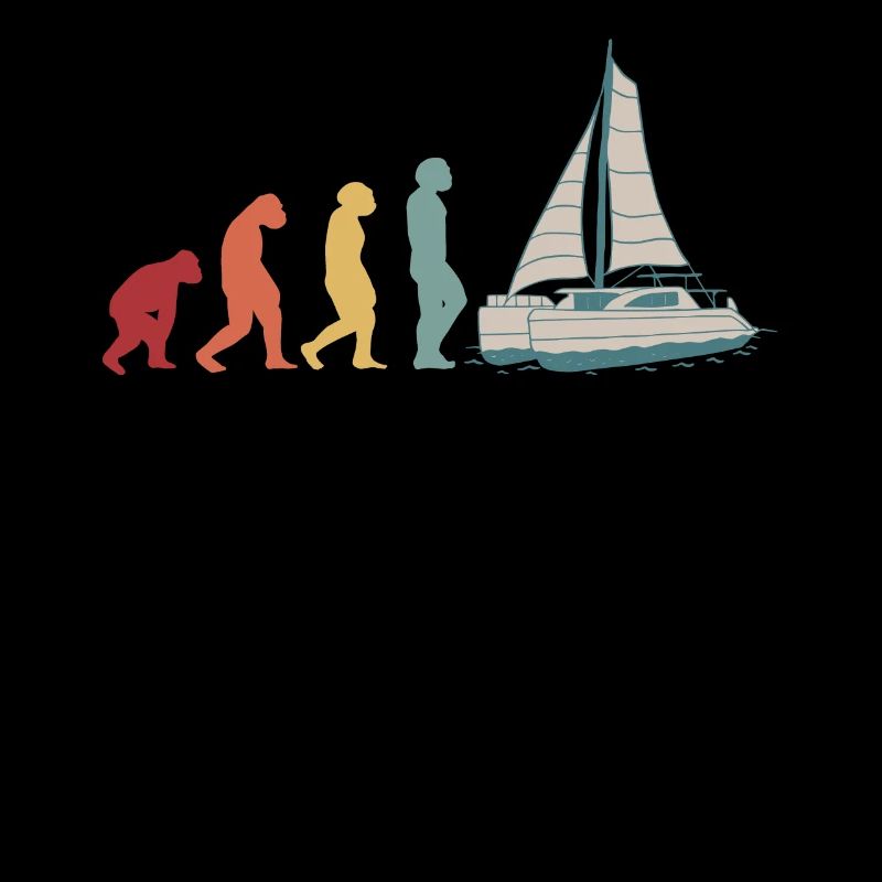 Catamaran-Boot Segelboot Segeln Segler Evolution
