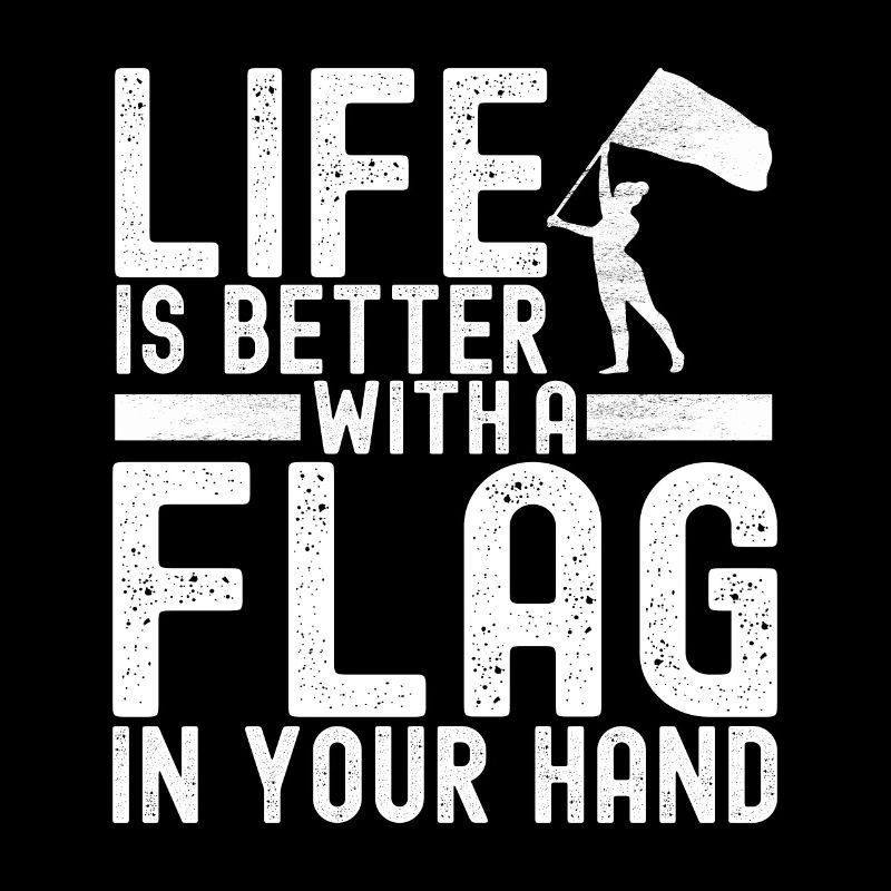 Drapeau agitant la fanfare garde de couleur