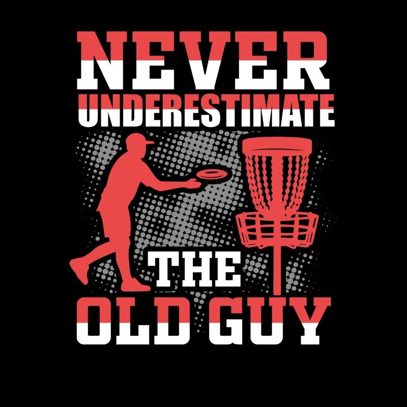 Never underestimate the old man at disc golf