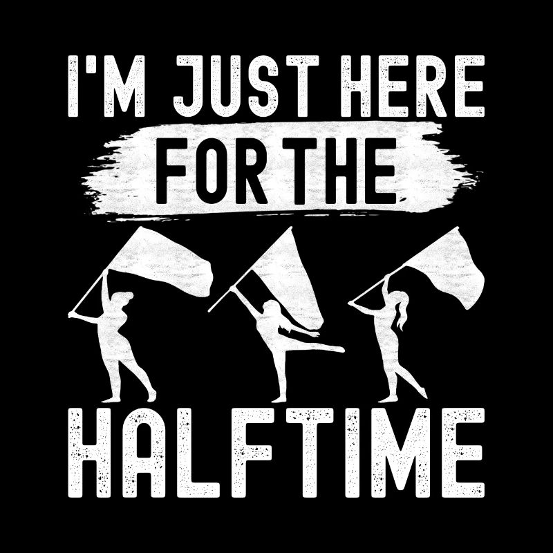 Flag Waving Marching Band Color Guard