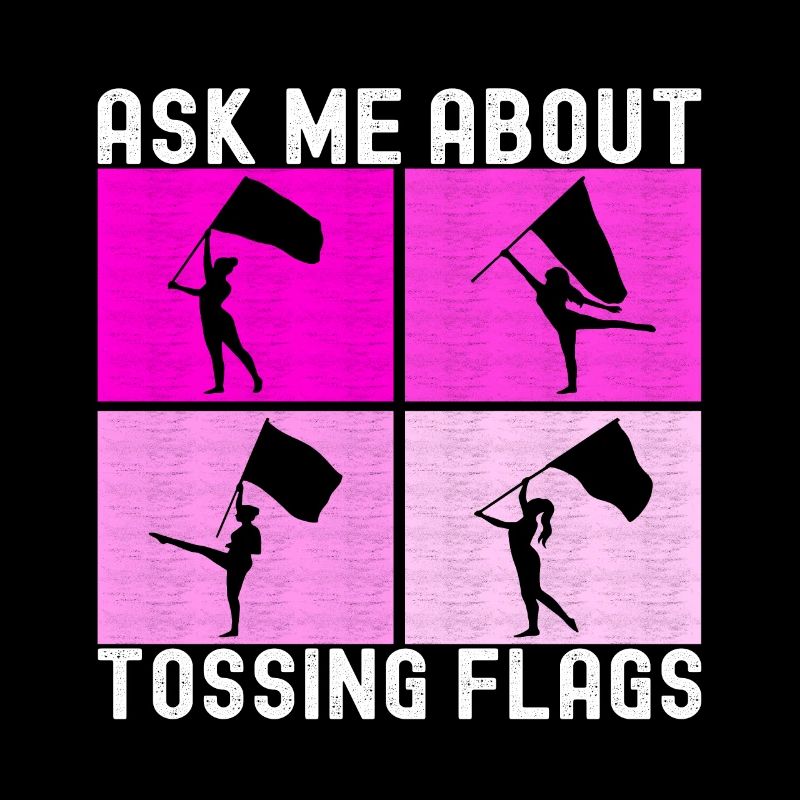 Drapeau agitant la fanfare garde de couleur