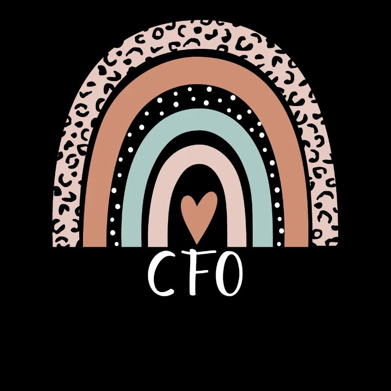 CFO Rainbow Leopard Funny CFO Appreciation