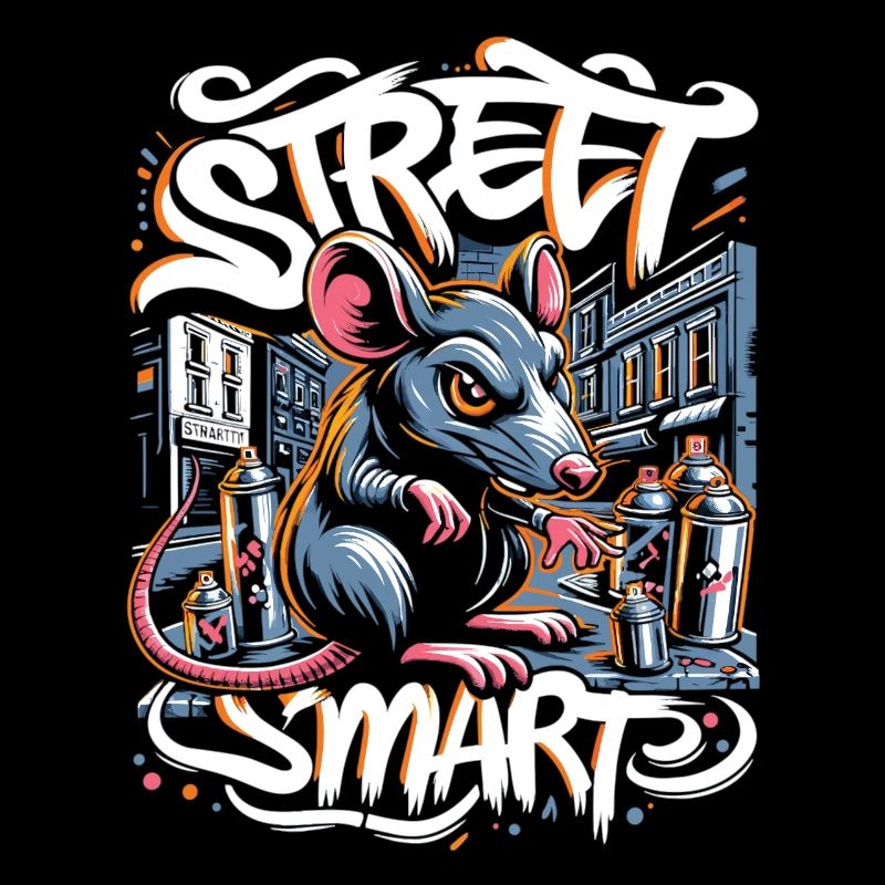 Ratte: Graffiti-Kunst