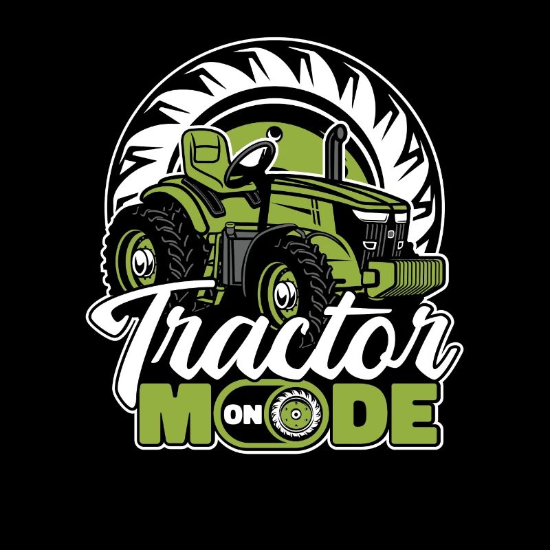Tractor Mode On Agriculture Organic Farmer Farmer