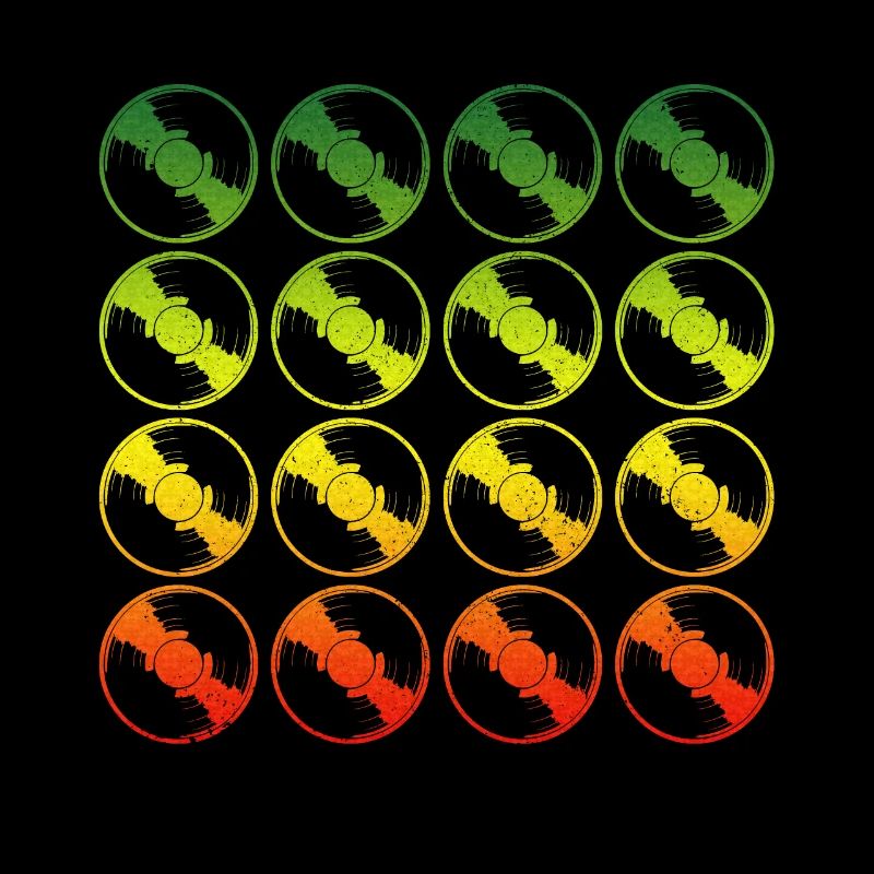Vinyl Record Dub Reggae DJ
