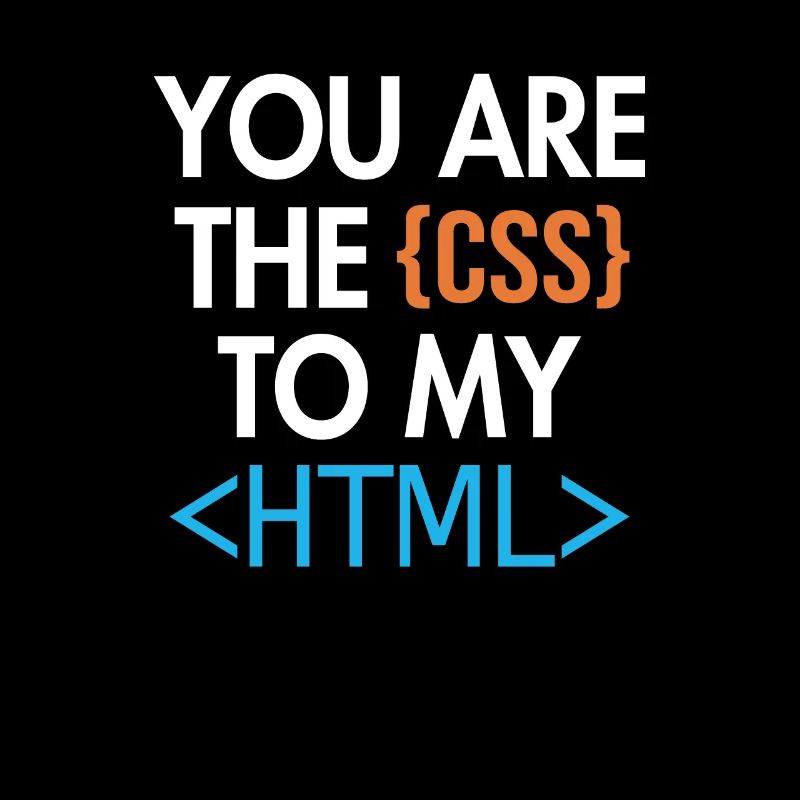 You are the CSS to my HTML Developer Coder