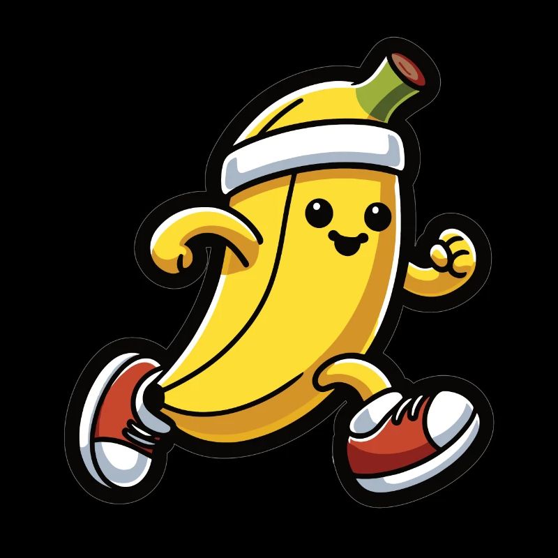Banane à un rythme de course