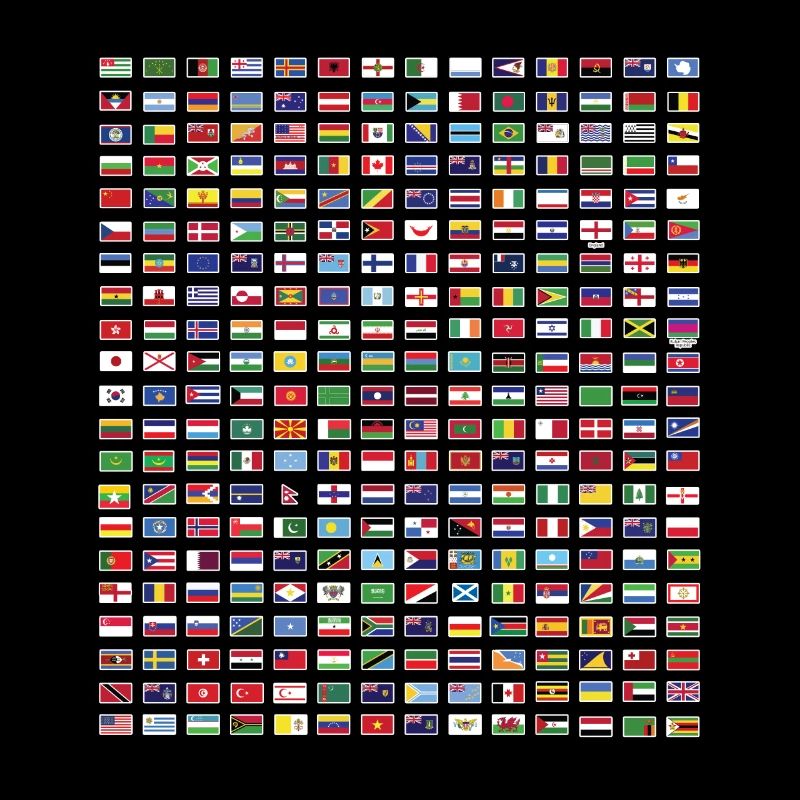 Drapeaux internationaux du monde - Drapeaux des pays