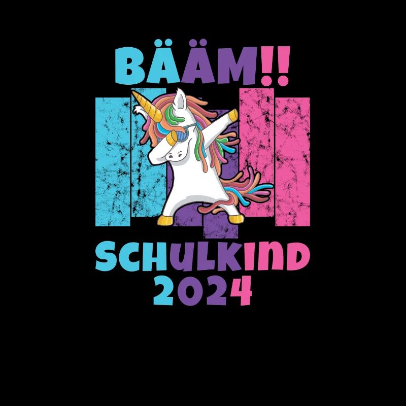 Bääm Schulkind 2024 Einhorn