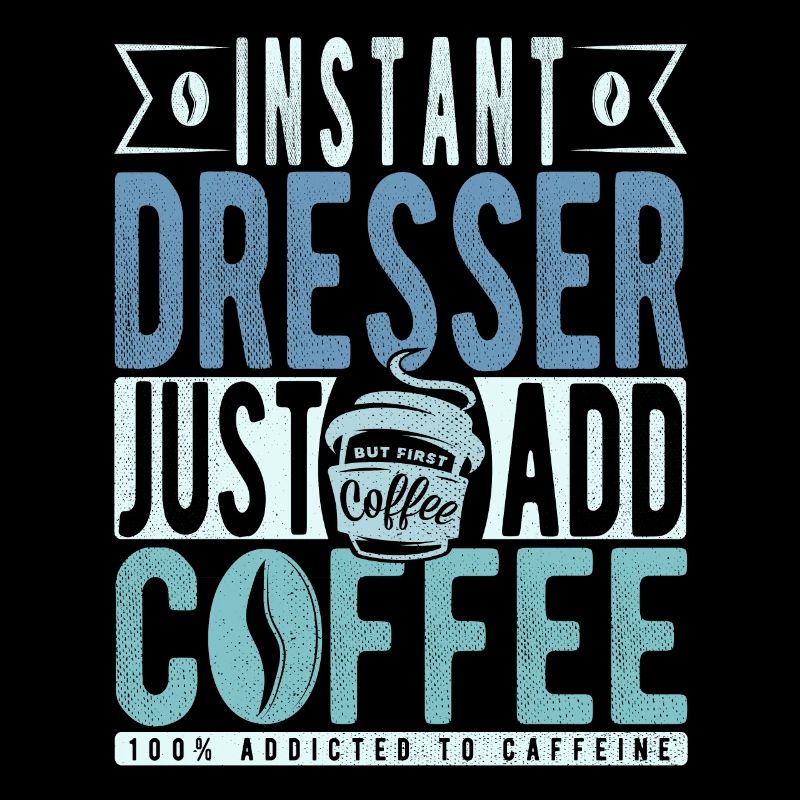 Instant-Kommode einfach Kaffee hinzufügen