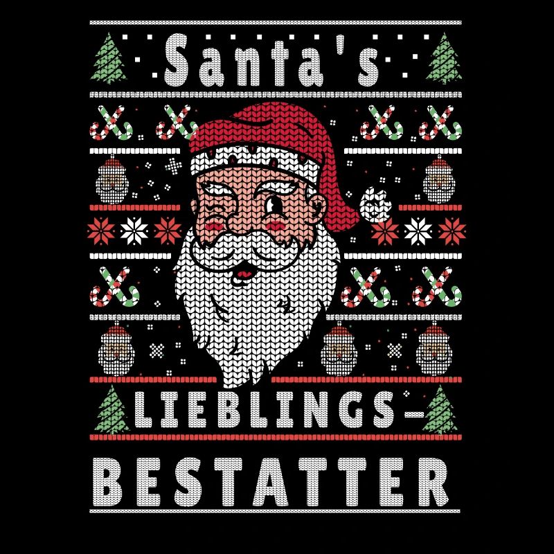 Noël moche Père Noël PRÉFÉRÉ Undertaker