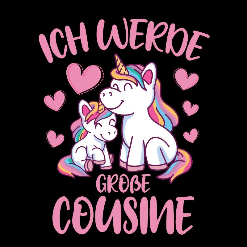 Ich Werde Große Cousine Ideen Einhorn Mädchen