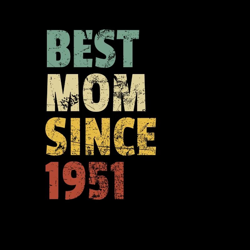 Beste Mutter seit 1951 Muttertags-Slogan-Zitat