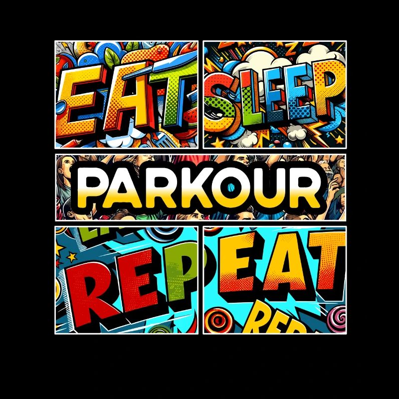 Manger, dormir, répéter le parkour