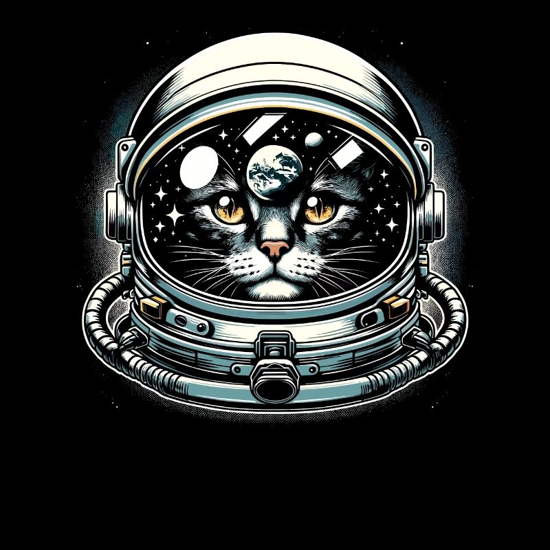 Cat, Astronaut, Astronomy, Outer Solar System