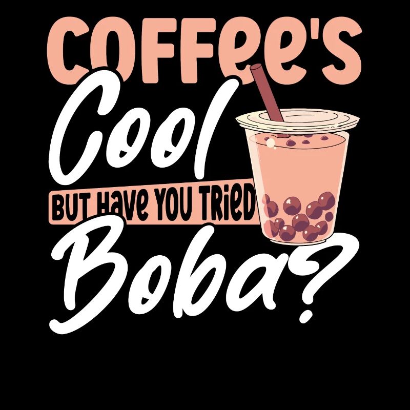 Schwarzer Tee Matcha Boba Boba Tee Merchandise