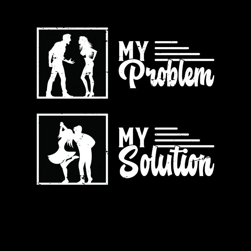 Swing Dancer My Problem My Solution Pictogram Mom