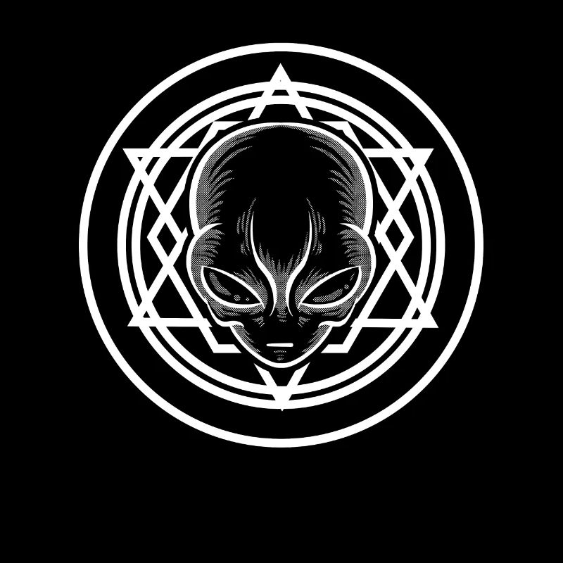 Géométrie sacrée Extraterrestre TShirt Vie extraterrestre