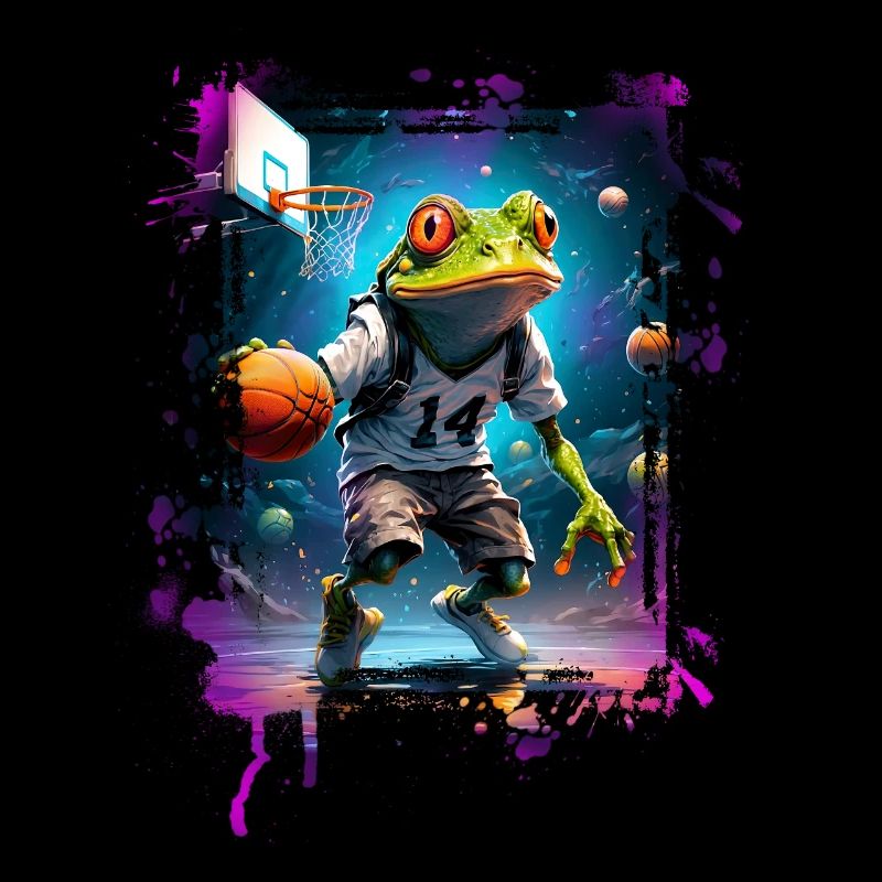 Grenouille de basket-ball