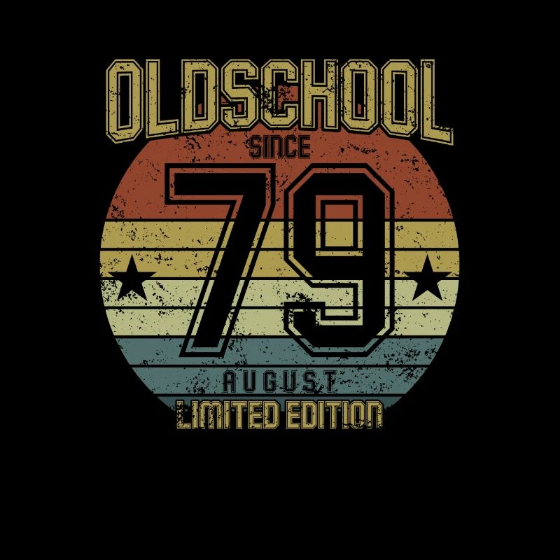 August 1979 - Geburtstag im August Oldschool