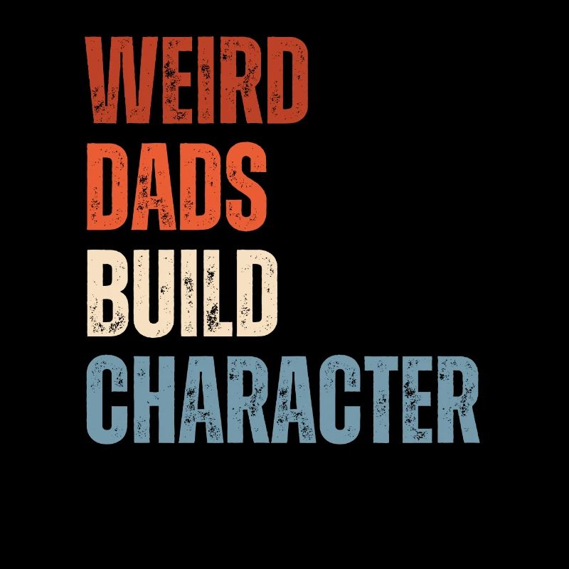 Weird Dads Make Up Character Funny Dad