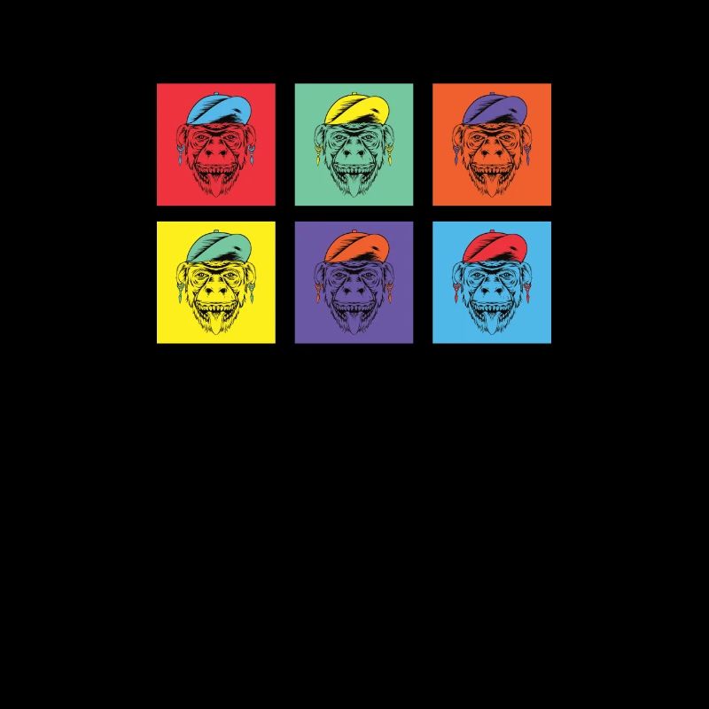 Singe Coloré 1