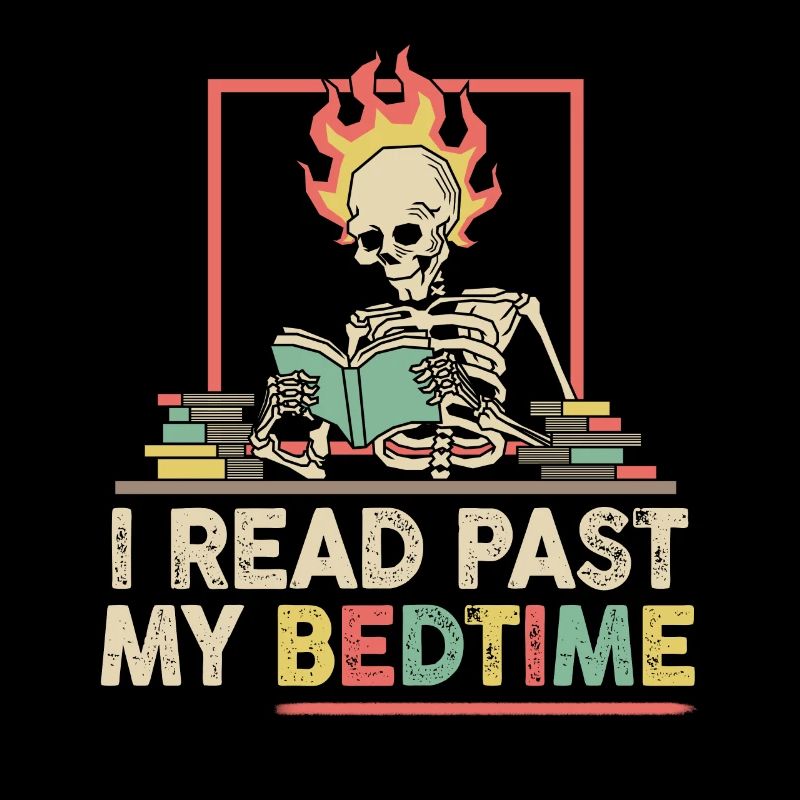 Je lis skeleton après le coucher