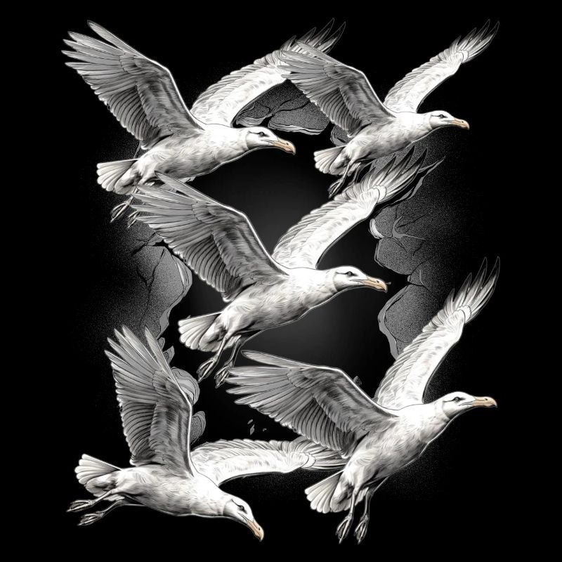 Möwen Möwe Maritim Seevögel