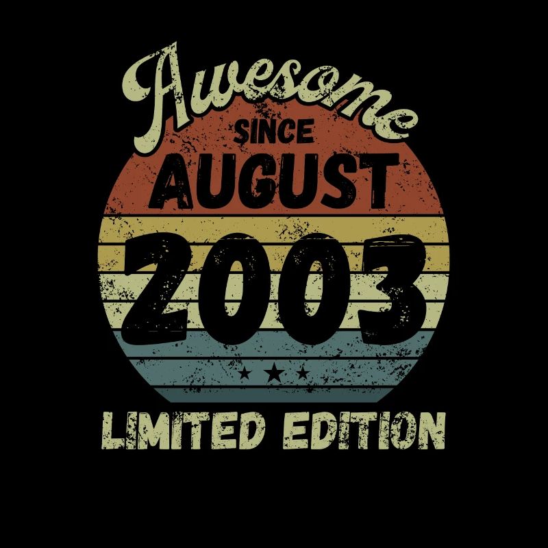 Awesome since August 2003 - Geburtstag