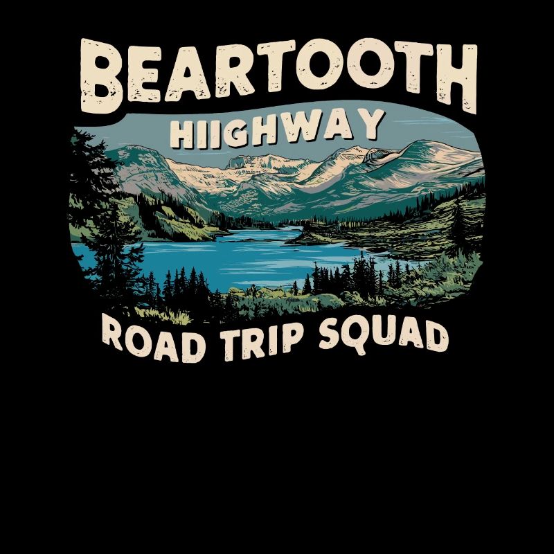 Escouade de road trip sur l’autoroute Beartooth