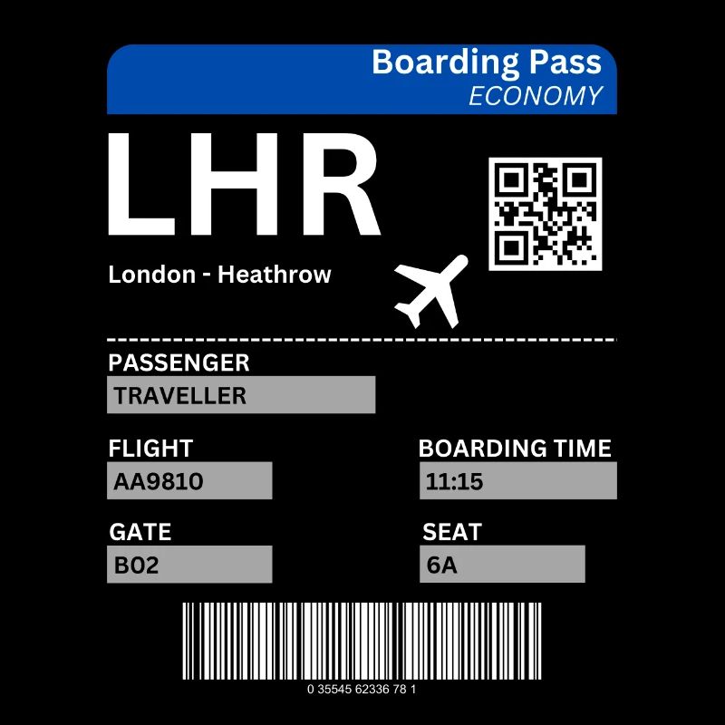Idée de billet d’avion pour l’aéroport de Londres Heathrow LHR