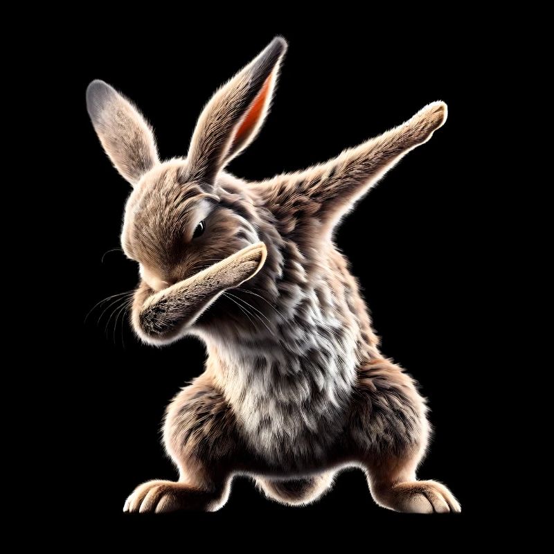 Funny Dabbing Rabbit Animal Lover Animals