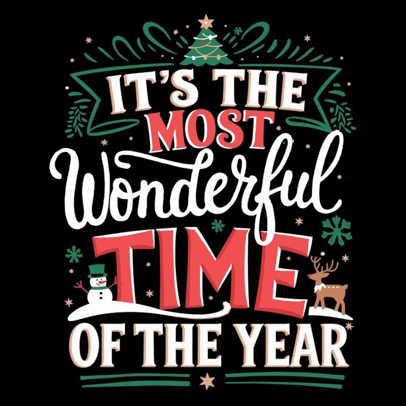 La plus belle période de l’année Réveillon de Noël Noël