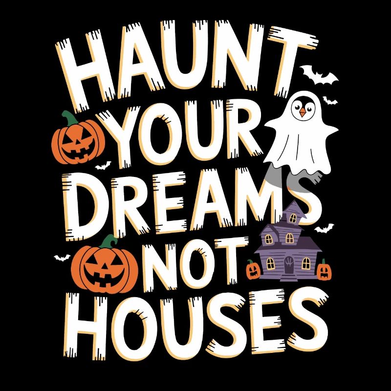 Pinguin Halloween: Spuke Deine Träume Nicht Häuser