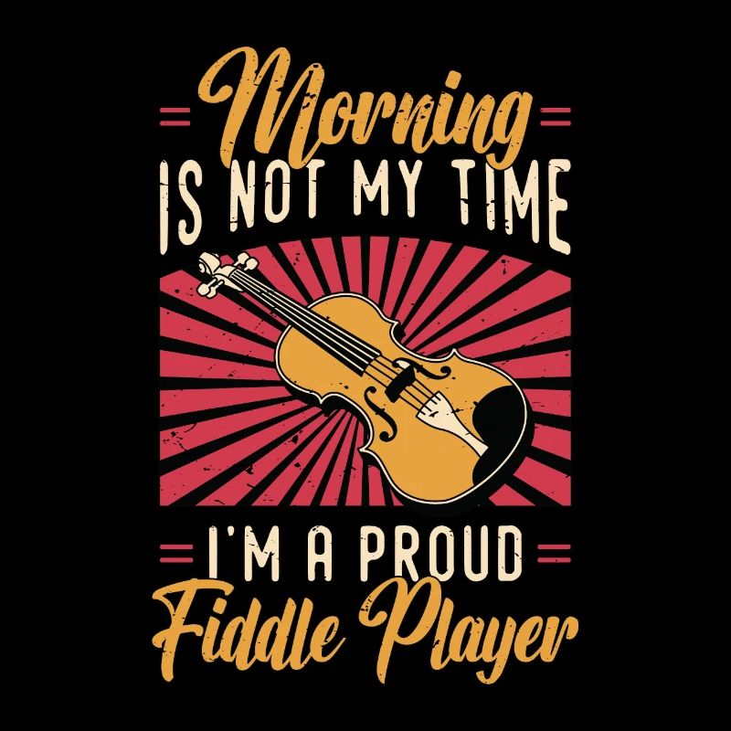 Fiddle Player Morning Is Not My Time Violinist