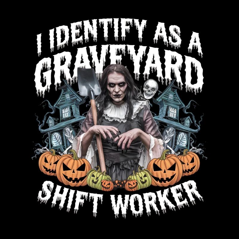 lustiges I Identify As A Graveyard Shift Worker