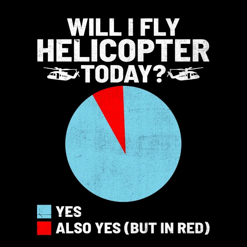 Werde ich heute Hubschrauber fliegen Hubschrauber Aviator Pi