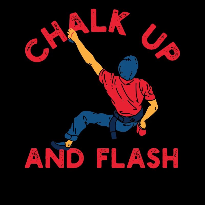 Chalk Up and Flash Boulderer Boulder