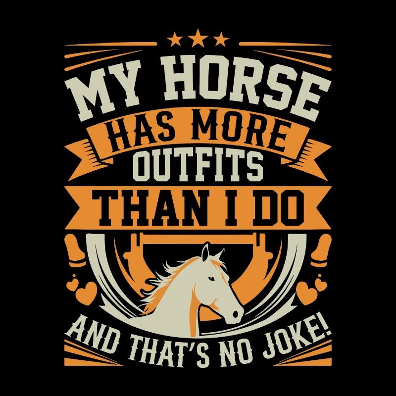 Mon cheval a plus de tenues que moi - et c’est n