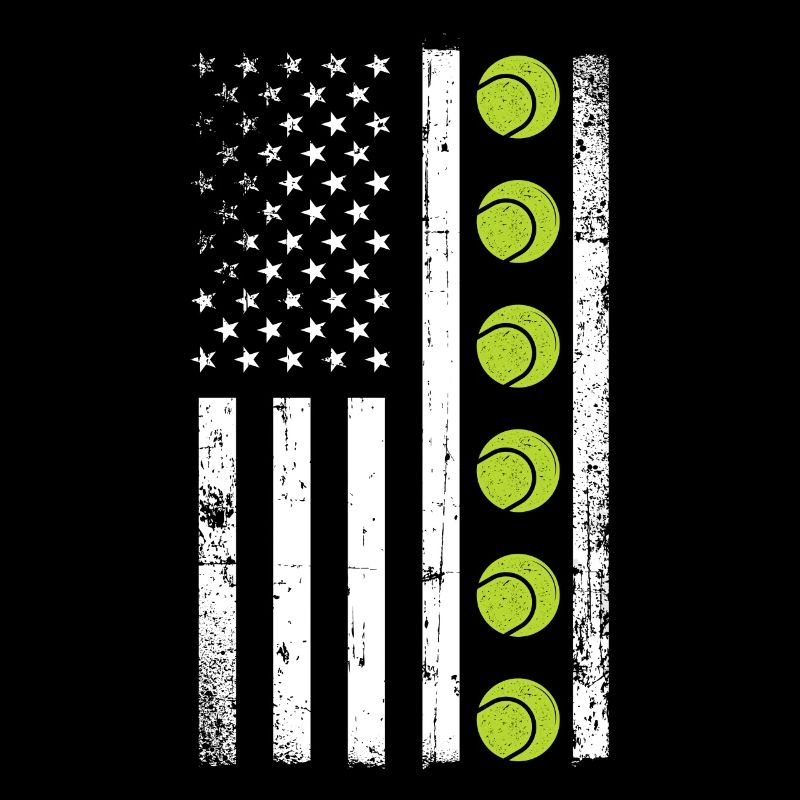 Funny Tennis Player Racket