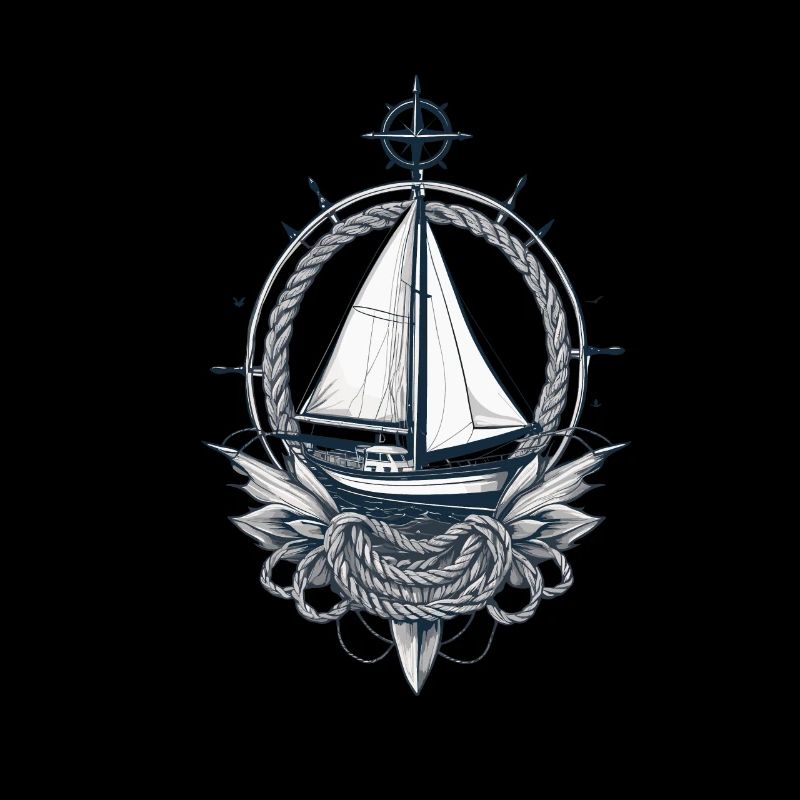 äSegelboot Kompass Nautik Abenteuer