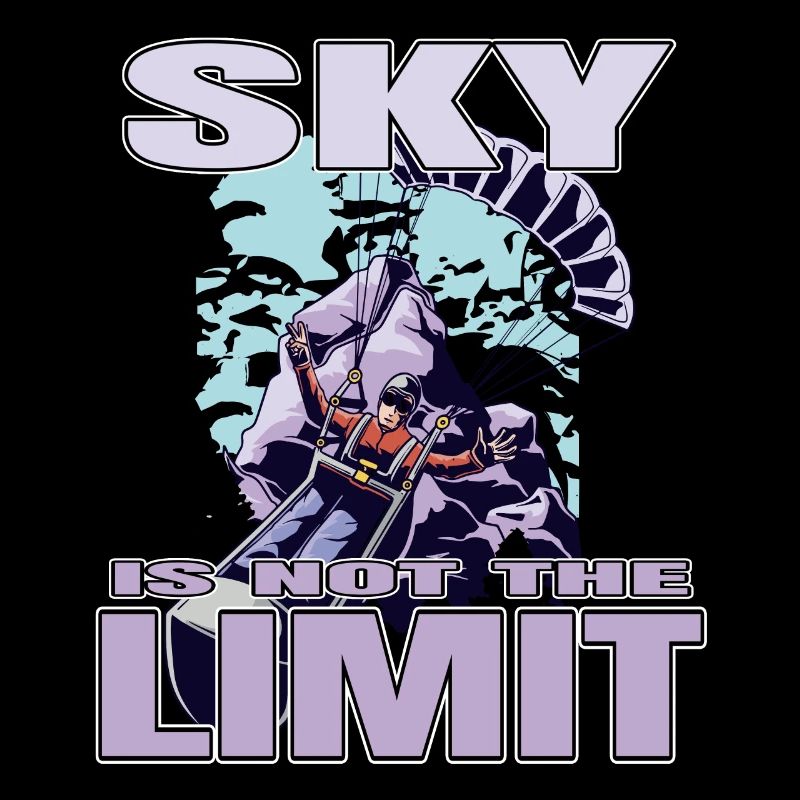 Sky is the Limit - Parapenter Spruch