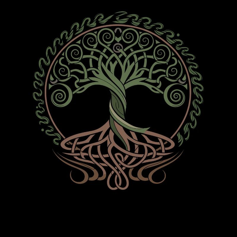 Neo Celtic Lebensbaum Symbolik