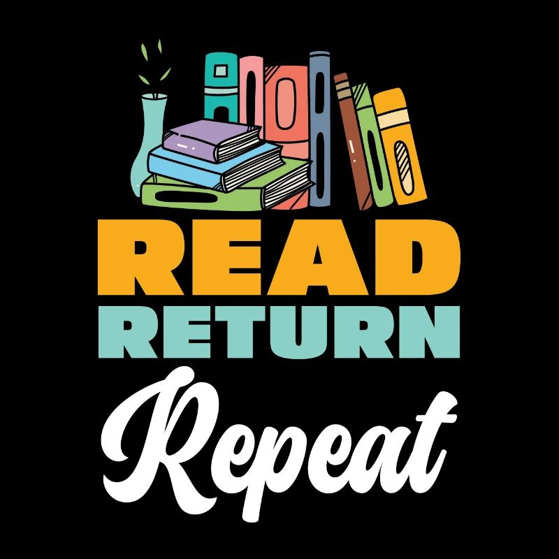 Read, Return, Repeat, Books, Library