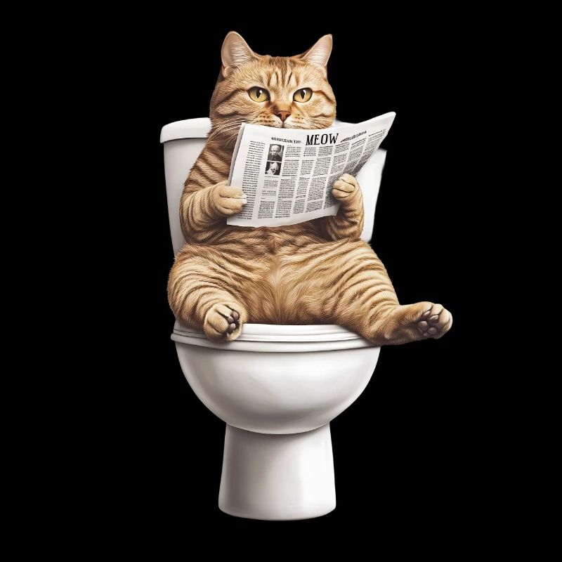 Drôle de chat chat propriétaire de chat Loo Cat Pet