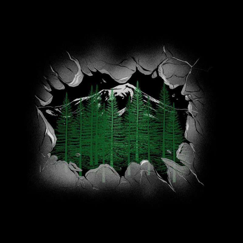 Skoggran barskog naturtrær tre